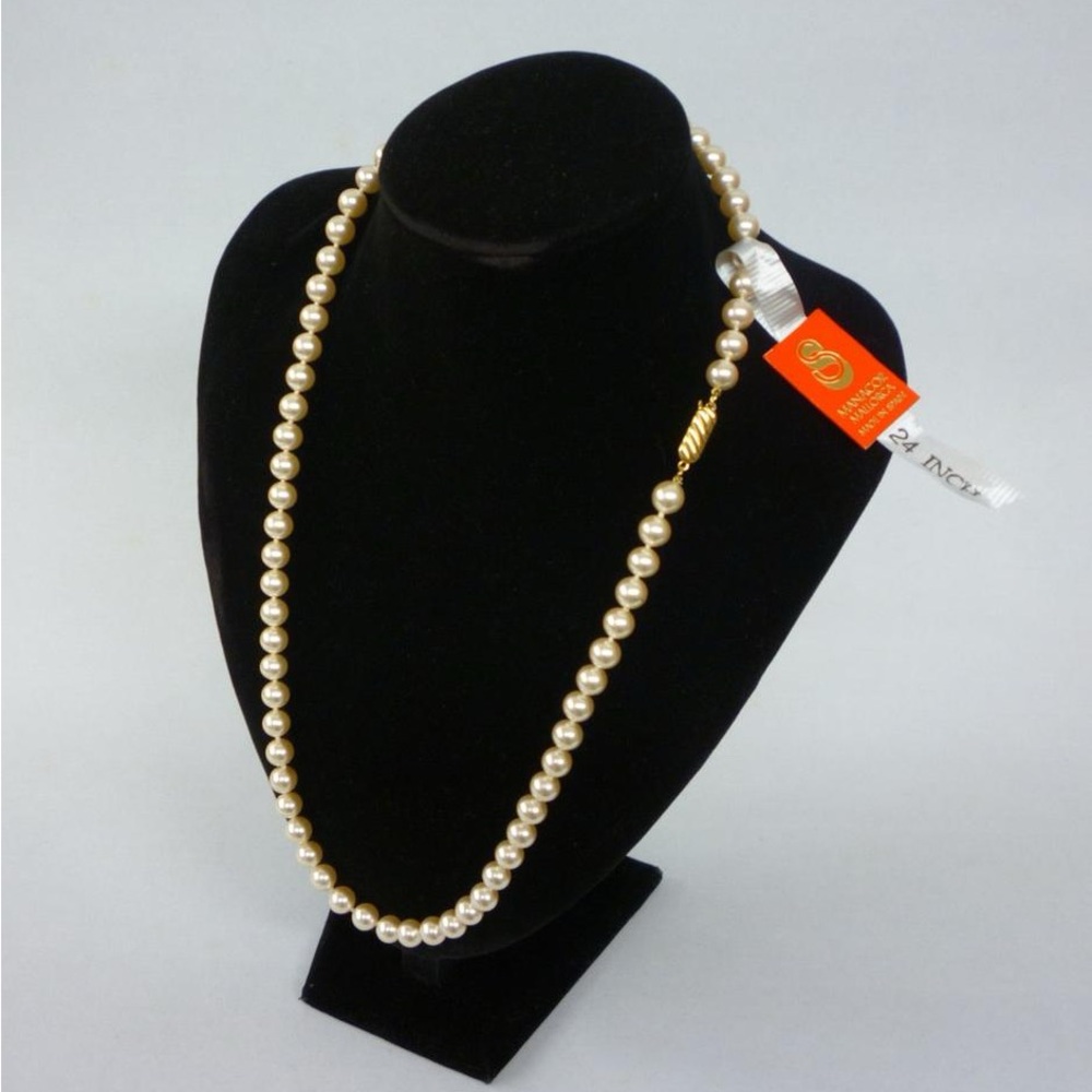 Vintage Manacor Mallorca Perlas Sureda Pearl Necklace!